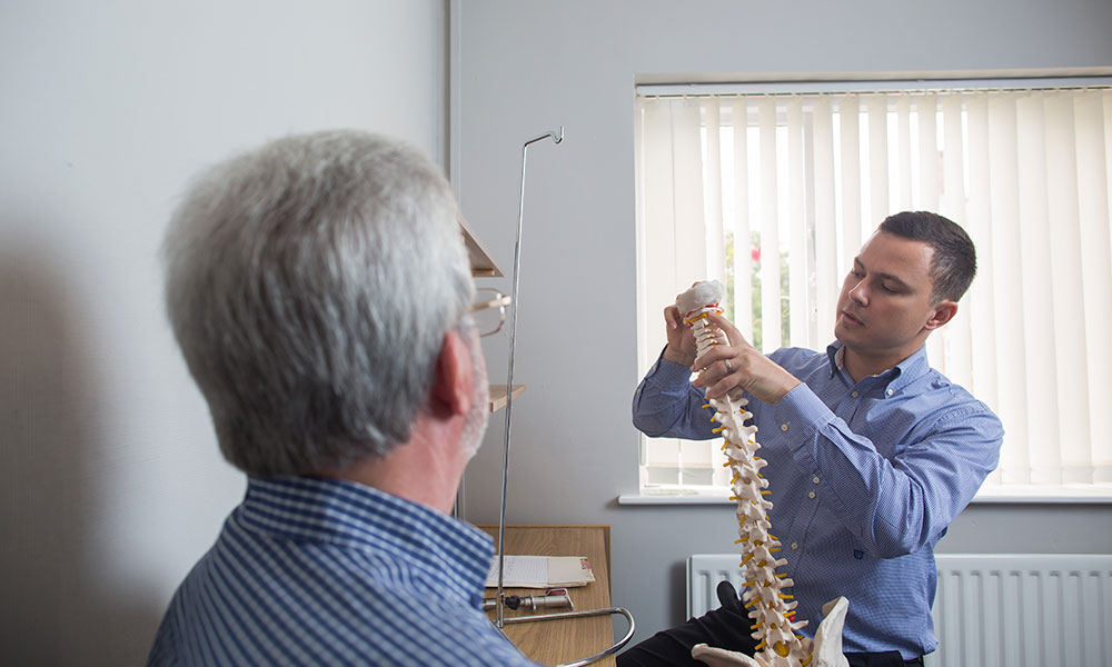 Chiropractor consultation in Morpeth